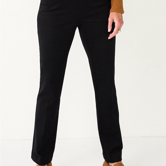 NWT women’s Croft & Barrow pull on bootcut pants SZ 8 - Picture 2 of 10